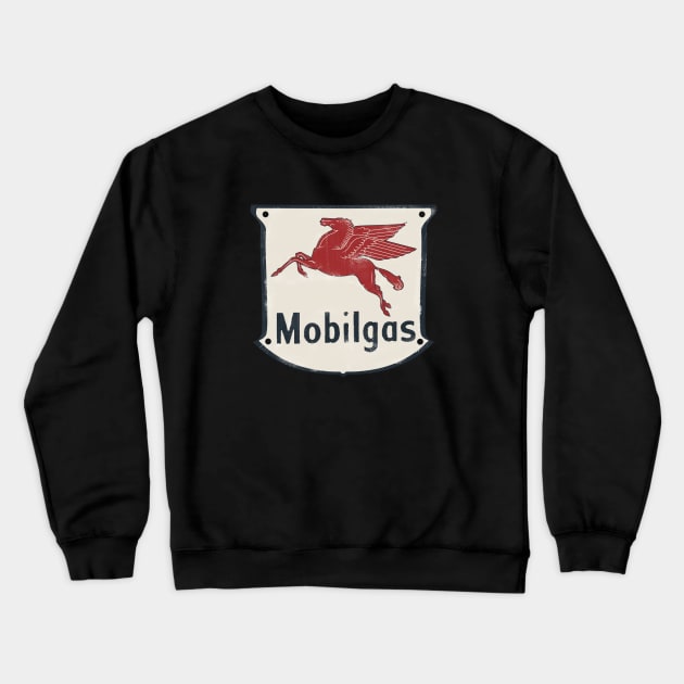 mobilgas Crewneck Sweatshirt by vender